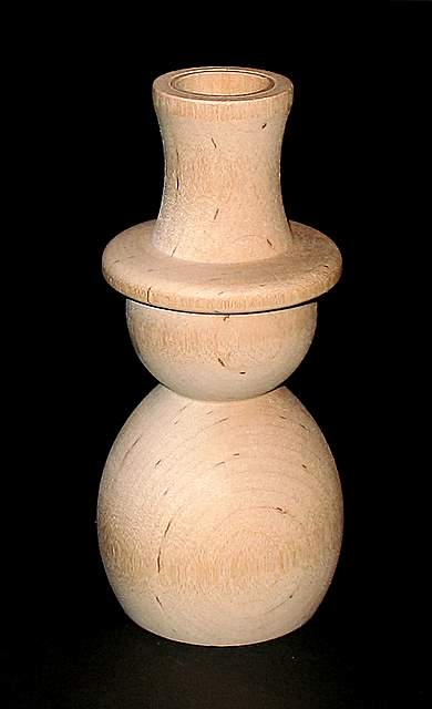 Large Snowman Candleholder With 7/8" Hole